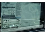 2013 Toyota Corolla LE Window Sticker