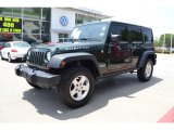 2011 Natural Green Pearl Jeep Wrangler Unlimited Rubicon 4x4 #84093243