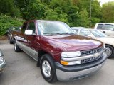 2000 Dark Carmine Red Metallic Chevrolet Silverado 1500 LS Extended Cab #84093127