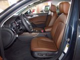 2014 Audi A6 2.0T quattro Sedan Nougat Brown Interior
