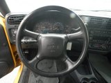 2002 GMC Sonoma SLS Extended Cab 4x4 Steering Wheel