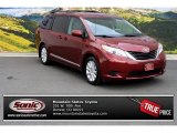 2013 Salsa Red Pearl Toyota Sienna LE AWD #84135276