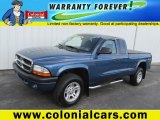 2004 Atlantic Blue Pearl Dodge Dakota Sport Club Cab #84136140