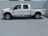 White Platinum Tri-Coat Ford F250 Super Duty in 2013