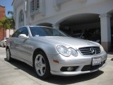 2003 Brilliant Silver Metallic Mercedes-Benz CLK 500 Coupe #84210999