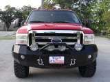 2005 Red Clearcoat Ford F250 Super Duty Lariat Crew Cab 4x4 #84216918