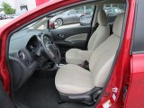2014 Nissan Versa Note SV Wheat Stone Interior