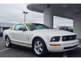 2008 Performance White Ford Mustang V6 Deluxe Coupe #84256748