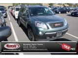 Silver Green Metallic GMC Acadia in 2010