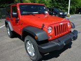 2014 Jeep Wrangler Flame Red