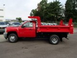 2014 Victory Red Chevrolet Silverado 3500HD WT Regular Cab 4x4 Dump Truck #84312815