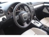 2008 Audi S4 4.2 quattro Cabriolet Black/Silver Interior