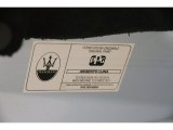2005 Coupe Color Code for Argento Luna (Light Blue) - Color Code: Argento Luna