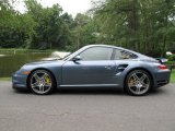 2008 Porsche 911 Baltic Blue Metallic Paint to Sample