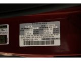 2010 CX-7 Color Code for Copper Red - Color Code: 32V