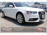 2014 Ibis White Audi A4 2.0T quattro Sedan #84358003