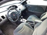 2004 Saturn ION 3 Quad Coupe Black Interior
