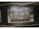 2011 CX-9 Color Code for Liquid Silver Metallic - Color Code: 38P