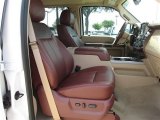 2014 Ford F250 Super Duty King Ranch Crew Cab 4x4 King Ranch Chaparral Leather/Adobe Trim Interior