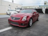 Crystal Red Cadillac CTS in 2009