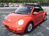2004 Sundown Orange Volkswagen New Beetle GLS Convertible #8422392