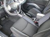 2008 Mitsubishi Outlander ES 4WD Black Interior