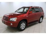 2002 Toyota Highlander V6 4WD Front 3/4 View