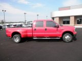 2006 Red Clearcoat Ford F350 Super Duty XLT Crew Cab 4x4 Dually #84478227