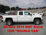 2014 Summit White GMC Sierra 1500 SLE Double Cab 4x4 #84478224
