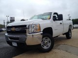 2012 Summit White Chevrolet Silverado 2500HD Work Truck Regular Cab 4x4 Plow Truck #84518381