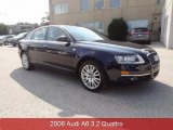Night Blue Pearl Audi A6 in 2006