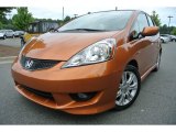 2010 Orange Revolution Metallic Honda Fit Sport #84518620