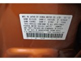 2010 Fit Color Code for Orange Revolution Metallic - Color Code: YR576M