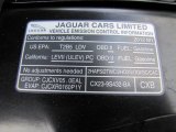 2012 Jaguar XJ XJ Supercharged Info Tag