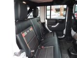 2011 Jeep Wrangler Unlimited Sahara 70th Anniversary 4x4 Rear Seat