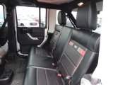 2011 Jeep Wrangler Unlimited Sahara 70th Anniversary 4x4 Rear Seat