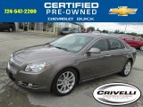 Taupe Gray Metallic Chevrolet Malibu in 2010