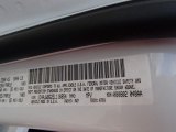 2014 Wrangler Color Code for Bright White - Color Code: PW7