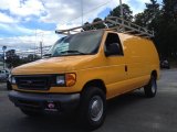 Fleet Yellow Ford E Series Van in 2006