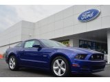 2014 Deep Impact Blue Ford Mustang GT Coupe #84565412