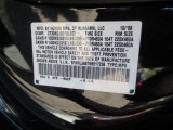 2009 Odyssey Color Code for Nighthawk Black Pearl - Color Code: B92P