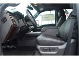 2014 Ford F250 Super Duty Platinum Crew Cab 4x4 Black Interior
