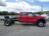 2014 Vermillion Red Ford F550 Super Duty XL Crew Cab 4x4 Chassis #84565200