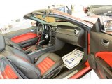 2007 Ford Mustang Shelby GT500 Convertible Black/Red Interior