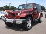 2008 Red Rock Crystal Pearl Jeep Wrangler Sahara 4x4 #84618184
