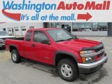 2005 Victory Red Chevrolet Colorado LS Extended Cab 4x4 #84617686