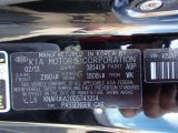 2013 Forte Koup Color Code for Aurora Black - Color Code: ABP