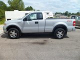 Silver Metallic Ford F150 in 2004
