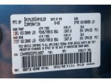 2003 Durango Color Code for Atlantic Blue Pearlcoat - Color Code: PBJ