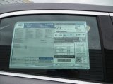 2014 Ford Taurus SEL Window Sticker